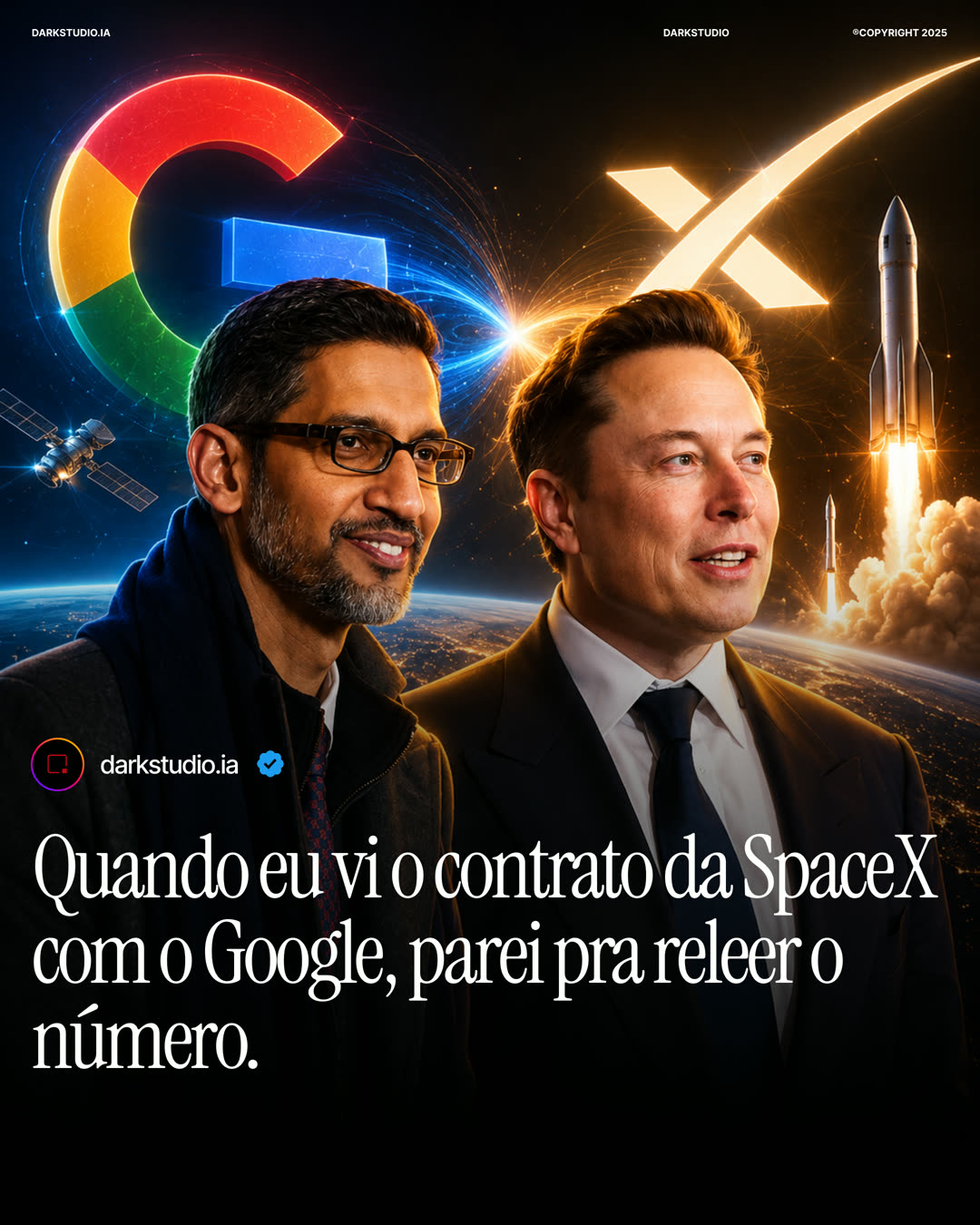 Carrossel — o contrato da SpaceX com o Google